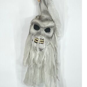 The Paper Magic Group Unisex Mask OS Costume Gray Ghost Skull Gauze 2011